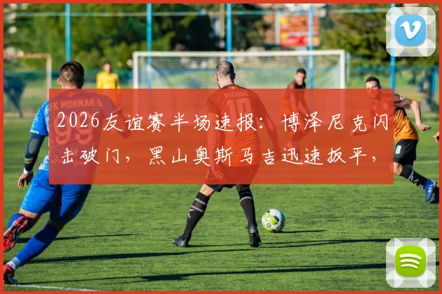 2026友谊赛半场速报：博泽尼克闪击破门，黑山奥斯马吉迅速扳平，斯洛伐克暂1-1黑山